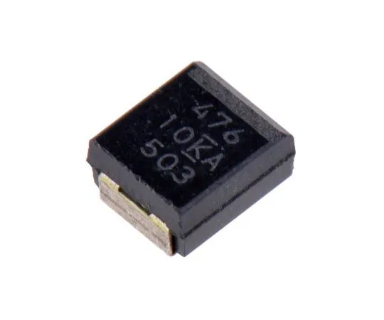 63-8048-46　KEMET Tantalum Capacitor 47μF 10V dc Polymer Solid ±20% Tolerance T591 Series　T591B476M010ATE070