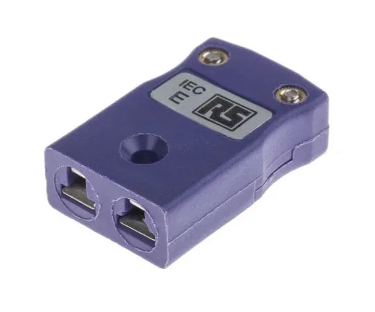 63-7964-43　RS PRO IEC Miniature In-Line Socket Connector for *** with Type E Thermocouple Type E, Miniature　774-7197