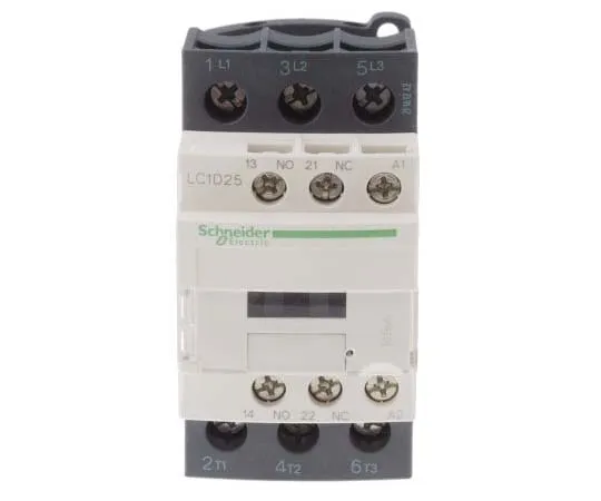 63-7791-60　Schneider Electric 3 Pole Contactor, 25 A, 400 V ac Coil, TeSys D, 3NO　LC1D25N7