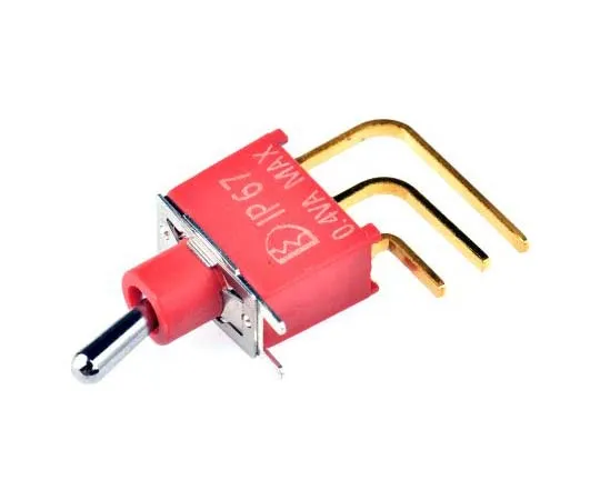 63-7775-62　RS PRO Single Pole Double Throw (SPDT) Toggle Switch, Latching, IP67, PCB　734-6974