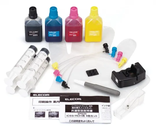 62-3878-28　［Discontinued］Refill Ink Kit for Epson IC 69/RDH　THE-69RDHKIT