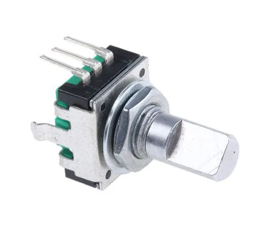 63-7970-92　Bourns 24 Pulse Incremental Mechanical Rotary Encoder with a 6 mm Flat Shaft, Through Hole　PEC11R-4215F-N0024