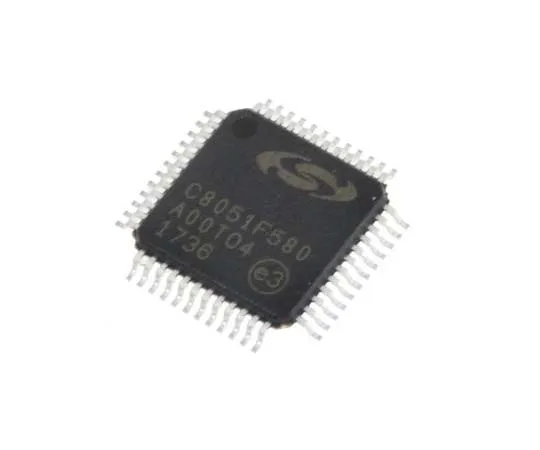 63-7808-12　Silicon Labs C8051F580-IQ, 8bit 8051 Microcontroller, 24MHz, 128 kB Flash, 48-Pin QFP　C8051F580-IQ