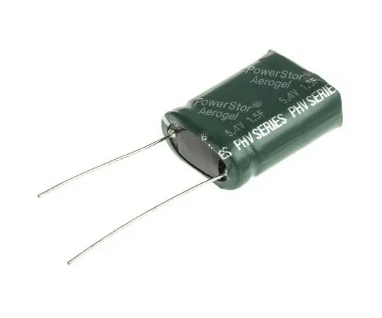 63-7817-33　Cooper Bussmann 1.5F Supercapacitor EDLC -10 → +30% Tolerance Supercap PHV Series 5.4V dc Through Hole　PHV-5R4V155-R
