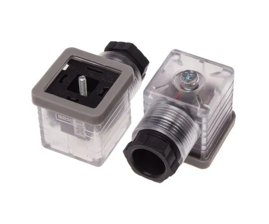 63-8015-04　RS PRO 2P+E DIN 43650 A, Female Solenoid Valve Connector, 250 V dc Voltage　811-8308