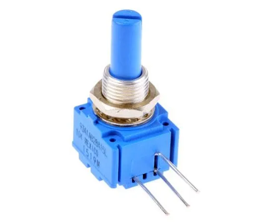 63-7984-84　Bourns 1 Gang Rotary Cermet Potentiometer with a 6.35 mm Dia. Shaft, 10kΩ, ±10%, 2W, Linear 93A1A-B28-A15L　93A1A-B28-A15L