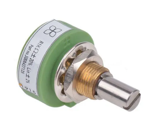 63-8039-05　RS Pro Conductive Plastic Wirewound Potentiometer with a 6.35 mm Dia. Shaft, 1kΩ, ±20%, 1W　173-0753
