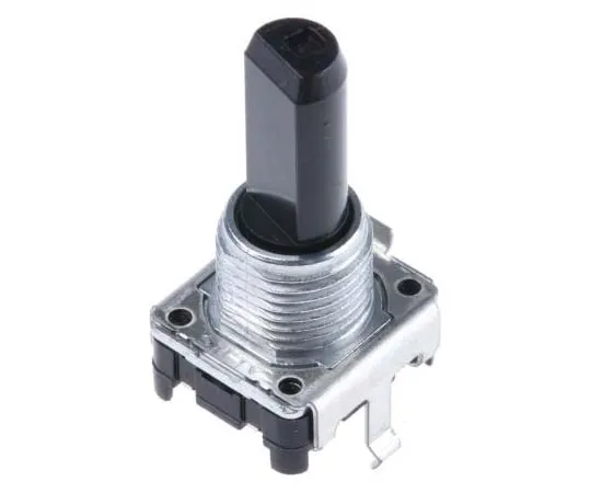 63-7769-40　Alps Alpine 24 Pulse Incremental Mechanical Rotary Encoder with a 6 mm Flat Shaft (Not Indexed), Through Hole　EC12E2420801