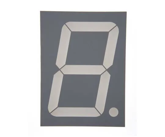 63-7755-08　SC40-19SURKWA Kingbright 7-Segment LED Display, CC Red 250 mcd RH DP 101mm　SC40-19SURKWA