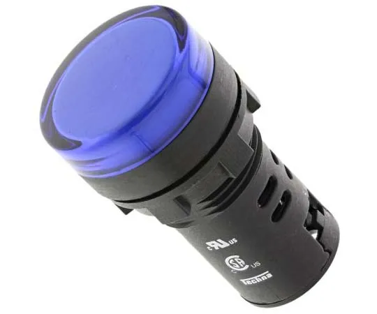 63-7817-49　RS PRO Blue LED Pilot Light, 22mm Cutout, IP65, 24 V ac/dc　763-7911