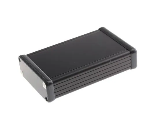 63-7961-57　Hammond 1455, Aluminium Enclosure, 120 x 78 x 27mm　1455J1201BK