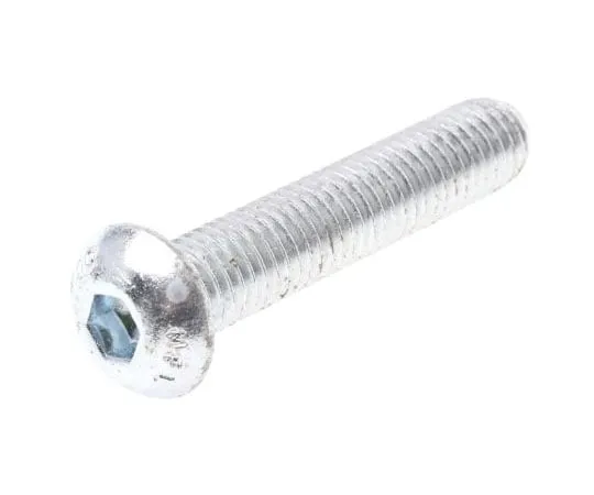 63-8028-40　RS PRO M10 x 50mm Hex Socket Button Screw Bright Zinc Plated Steel　822-9230