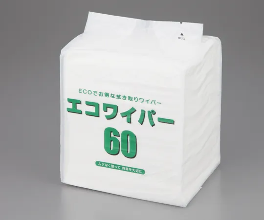 2-2249-01　［Discontinued］Wiping Wiper Eco Wiper 300 x 360mm 100 Pieces x 8 Bag　60