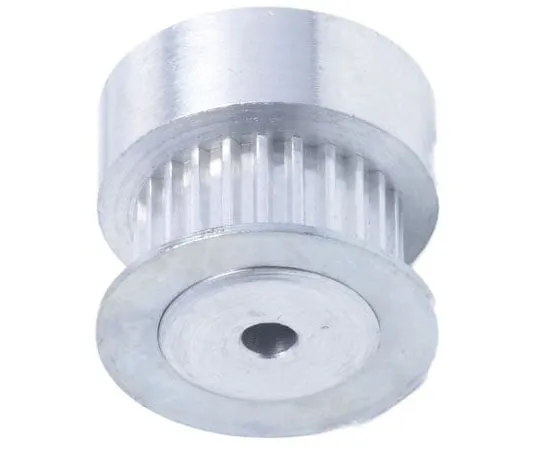 63-7967-88　Aluminium, Zinc Plated Steel Timing Belt Pulley, 6.35mm Belt Width x 2.032mm Pitch, 24 Tooth, Maximum Bore Dia. 3mm　778-4783