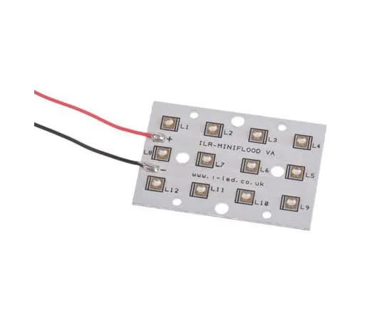 63-8054-57　Intelligent LED Solutions OSLON SSL 80 MiniFlood Series, Blue LED Strip 32.4 to 42V, ILR-ON12-DEBL-SC211-WIR200.　ILR-ON12-DEBL-SC211-WIR200.