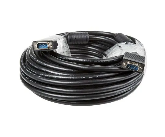 63-7985-69　Roline, 20m VGA Cable D-Sub HD15 VGA to D-Sub HD15 VGA Male / Male　11.04.5270-2