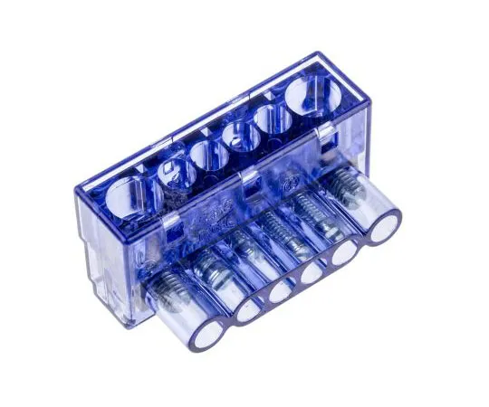 63-8047-83　RS Pro Non-F***d Terminal Block, 6 Way/Pole, Screw Terminals, 6 mm² Panel Mount, PC, 750 V　868-0792