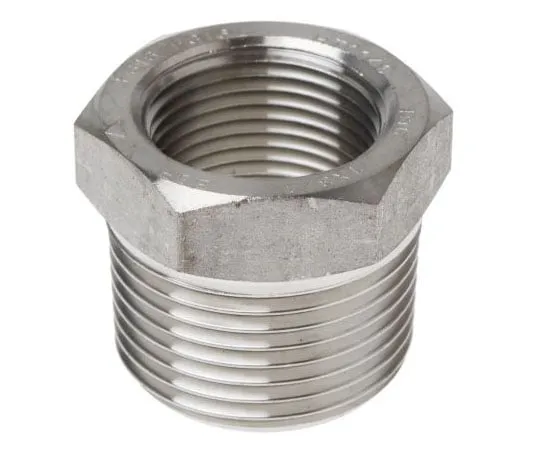 63-8031-64　RS PRO Stainless Steel Hexagon Straight Bush 1in R(T) Male x 3/4in Rc(T) Female 0.99in　826-7084