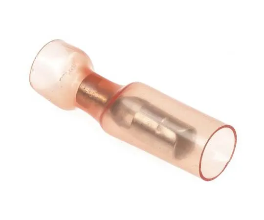 63-7753-23　TE Connectivity DuraSeal Series Insulated Female Crimp Bullet Connector, 0.5mm² to 1mm², 22AWG to 18AWG, 4mm Bullet　B-106-8401