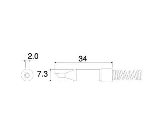 62-3409-14　［Discontinued］Bit for BC Type HS-11　HS205