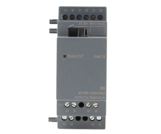 63-8030-91　Siemens LOGO! 8 Expansion Module, 24 V dc Digital, 4 x Input, 4 x Output Without Display　6ED1055-1CB00-0BA2