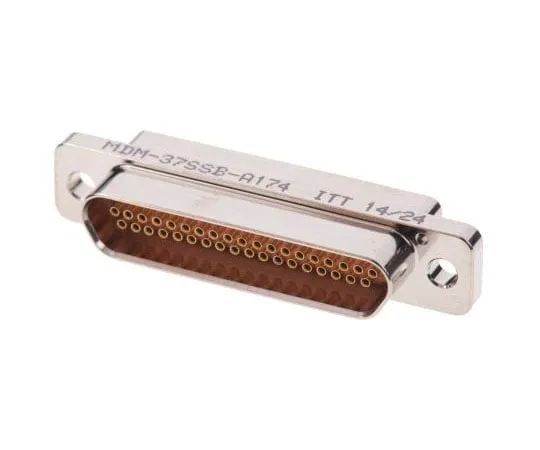 63-7958-23　ITT Cannon MDM Series Panel Mount, 37 Pin D-sub Connector Socket Micro-D　MDM-37SSB-A174