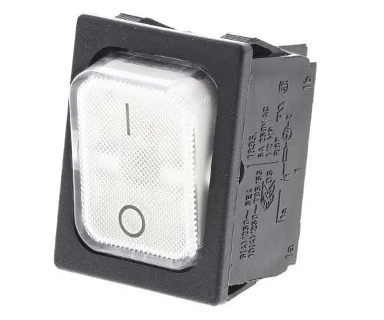 63-7786-09　Marquardt Illuminated Double Pole Single Throw (DPST), Latching Rocker Switch Panel Mount　1835.3105