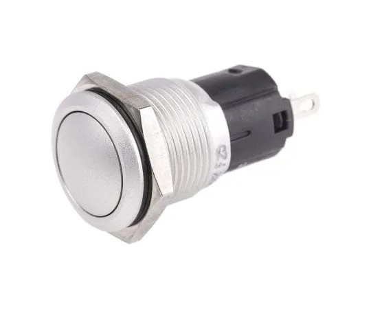 63-8014-12　EAO Single Pole Double Throw (SPDT) Momentary Push Button Switch, IP65, IP67, 16 (Dia.)mm, Panel Mount, 250V ac　82-4571.1000