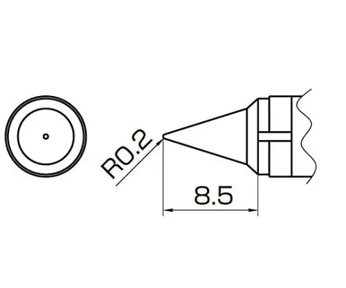 61-4927-95　［Discontinued］Type B for Trowel Tip 938　T10-B