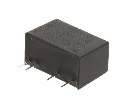 63-7772-36　Recom 1W Isolated DC-DC Converter Through Hole, Voltage in 4.5 → 5.5 V dc, Voltage out 5V dc　R05P05S/R8
