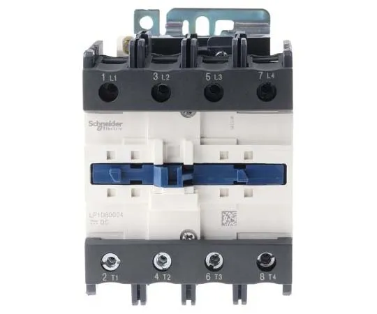 63-7792-36　Schneider Electric 4 Pole Contactor, 125 A, 48 V dc Coil, TeSys D, 4NO　LP1D80004ED