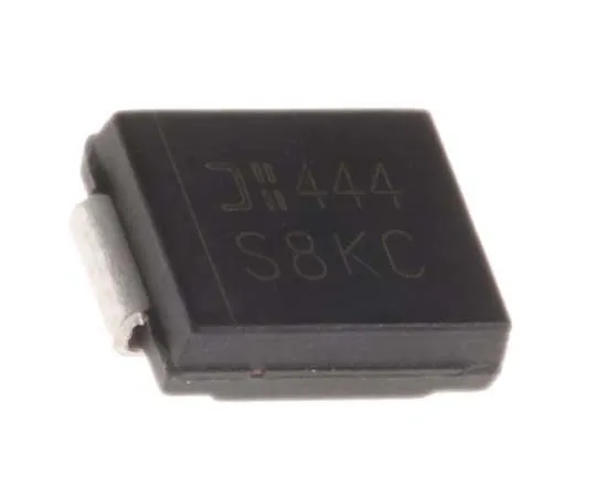 63-7800-86　Diodes Inc 800V 8A, Silicon Junction Diode, 2-Pin DO-214AB S8KC-13　S8KC-13