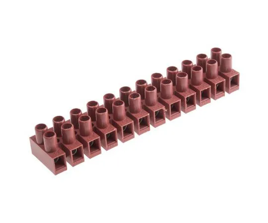 63-8037-71　RS Pro Non-F***d Terminal Block, 12 Way/Pole, Screw Terminals, 16 AWG Cable Mount, Polyamide, 450 V Yes　840-7939