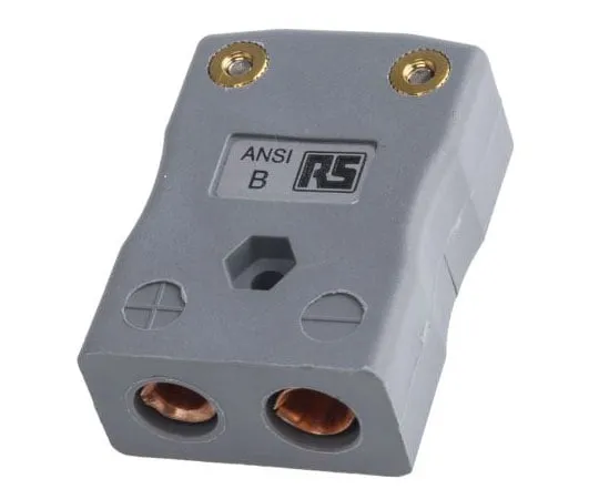 63-7954-74　RS PRO ANSI Standard In-Line Socket Connector for *** with Type B Thermocouple Type B, Standard　769-1303