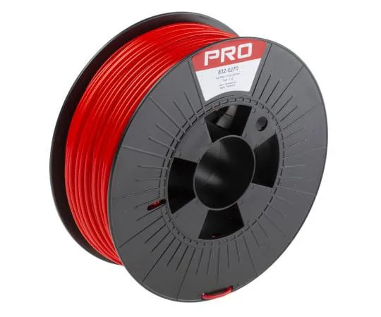 63-8035-83　RS PRO 2.85mm Red PLA 3D Printer Filament, 1kg　832-0270
