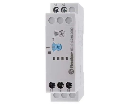 63-7810-29　Finder ON Delay Single Timer Relay, 0.05-10 min, 0.05-10 d, 0.05-10 h, 0.05-10 s, SPDT, 1 Contacts, SPDT, 24 →　83.11.0.240.0000