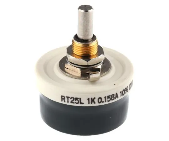 63-7982-97　Vishay 25W Wirewound Rheostat, 1kΩ, ±10%　RT025AS1001KB