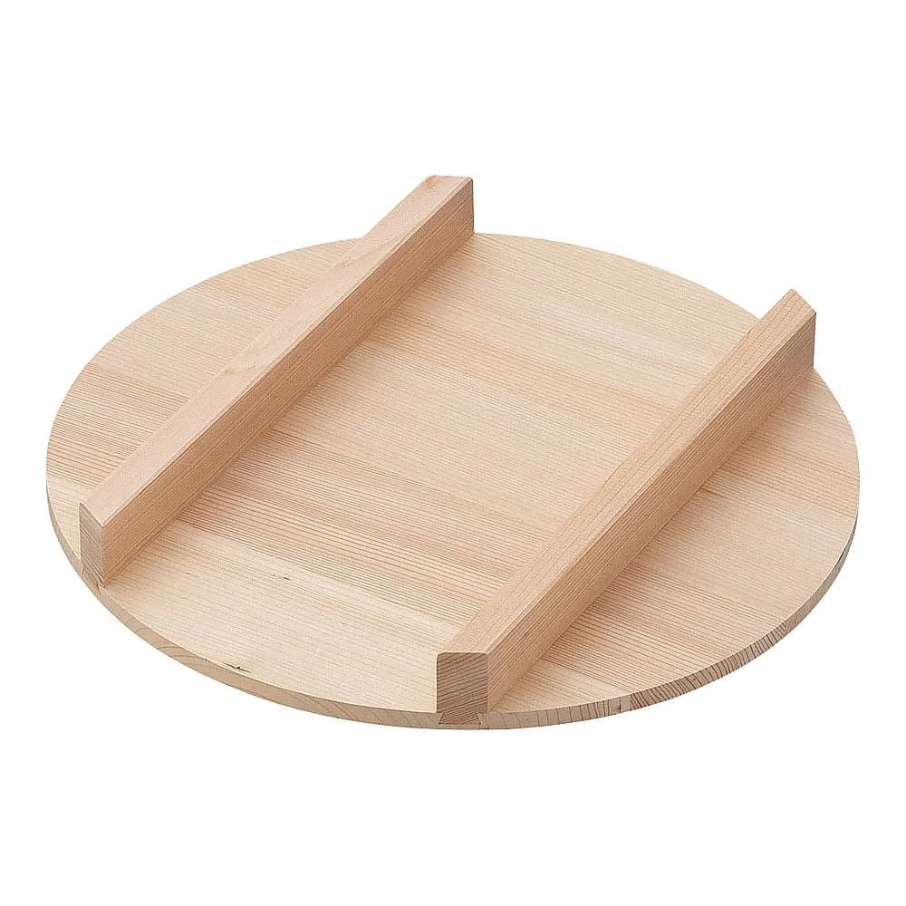 62-6471-95　Wooden Handstand Lid (Sawara Wood) for 33 cm