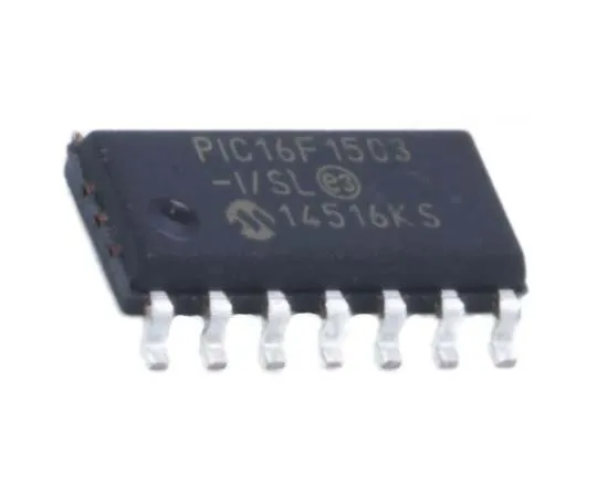 63-7806-67　Microchip, 8bit PIC Microcontroller, 20MHz, 2048 words Flash, 14-Pin SOIC　PIC16F1503-I/SL