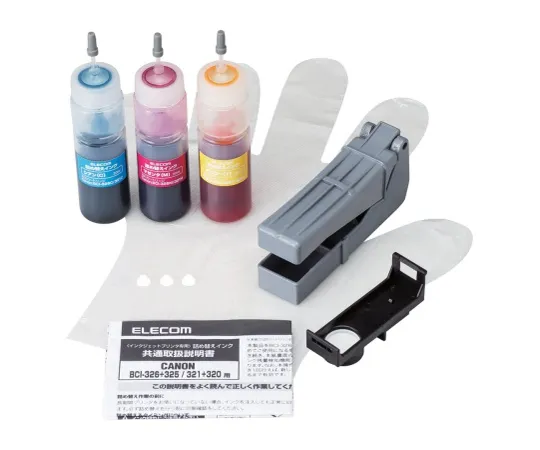 62-2050-05　［Discontinued］Canon 325 + 326/320 + 321 Refill Ink Set 3 Colors x 5 Times　THC-326321CSET5