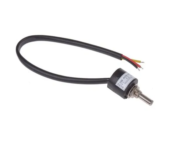 63-8039-02　RS Pro 1 Gang Rotary Wirewound Potentiometer with a 6.35 mm Dia. Shaft, 10kΩ, ±20%, 1W, Linear　842-7119