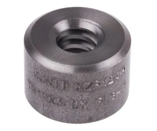 63-8046-02　RS PRO Round Nut For Lead Screw, Dia. 12mm　862-5373