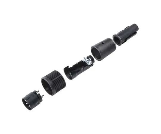 63-7775-38　Binder 678 Series Miniature Cable Mount Connector, 4 contacts Plug　99-0609-00-04