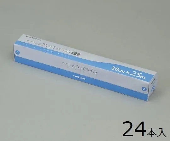 7-9113-53　［Discontinued］AS ONE Aluminum Foil Pack, Wide Type 25 m, 24 Pieces
