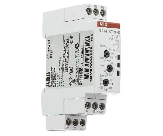 63-7796-21　ABB Flash Start with OFF, Flash Start with ON, Impulse OFF with Auxiliary Voltage, Impulse ON, OFF Delay with Auxiliary　1SVR500020R1100  CT-MFD.21