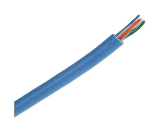 63-8017-27　RS PRO Blue PVC Cat5 Cable UTP, 50m Unterminated/Unterminated　812-4781