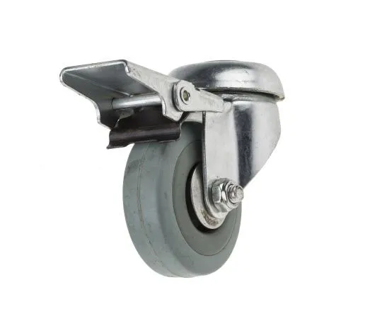 63-8033-81　RS PRO Stem Swivel Castors, 50kg, Rubber tyres　828-6340