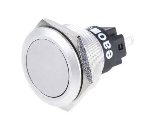 63-8014-13　EAO Single Pole Double Throw (SPDT) Momentary Push Button Switch, IP65, IP67, 22 (Dia.)mm, Panel Mount, 250V ac　82-6551.1000