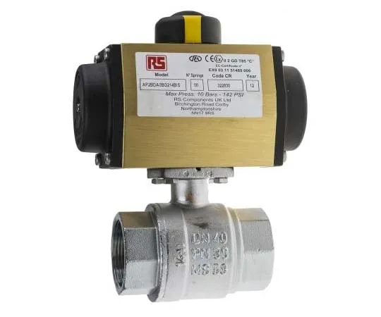 63-7811-43　RS Ball Pneumatic Valve, 1-1/2 in BSP　760-5586