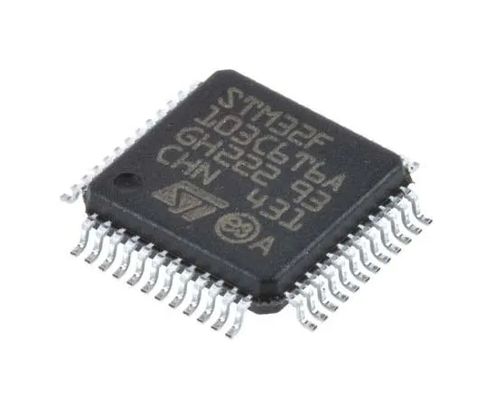 63-7760-87　STMicroelectronics STM32F103C6T6A, 32bit ARM Cortex M3 Microcontroller, 72MHz, 32 kB Flash, 48-Pin LQFP　STM32F103C6T6A